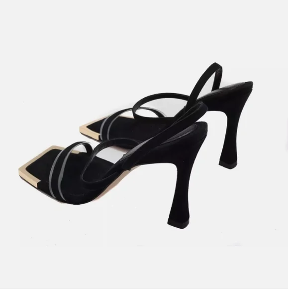 NWT GOOD AMERICAN HEELS - Picture 4 of 11